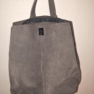 Rebecca Minkoff Gray Suede Backpack